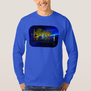 T-shirt Lion Menorah en laiton de Chanukkah