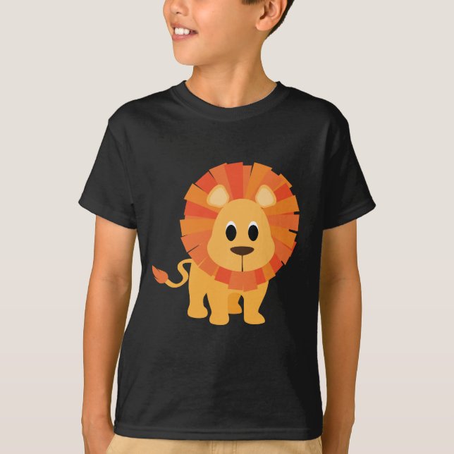 T-shirt Lion mignon (Devant)