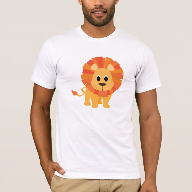 T-shirt Lion mignon (Devant)