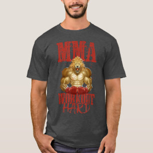 T-shirt Lion Mixed martial art entraînement Boxe Martial A