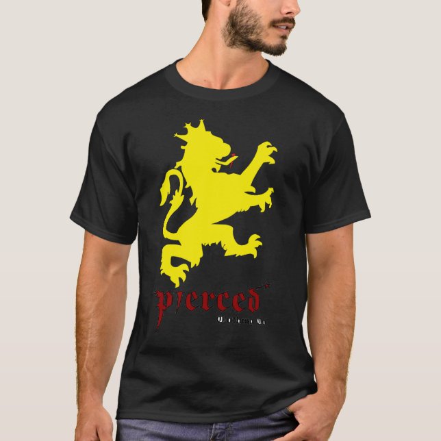 T-shirt Lion percé de Juda (Devant)