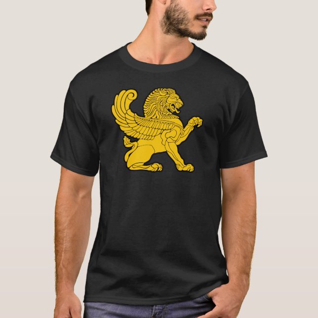 T-shirt lion persan (Devant)