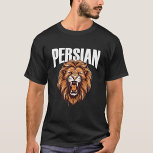 T-shirt Lion Persan Symbole Iranien Drapeau Iran Perse