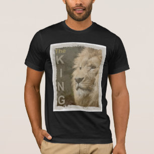 T-shirt Lion personnalisé Élégant Modèle moderne couleur n