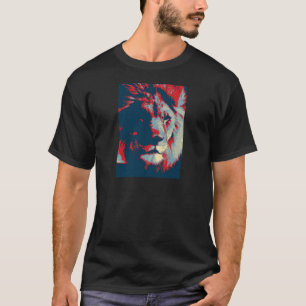 T-shirt Lion Pop Art