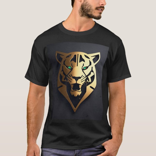 T-shirt Lion pour hommes (Devant)