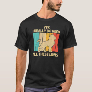 T-shirt Lion Pour Hommes Femmes Safari Africain Zoo Animal