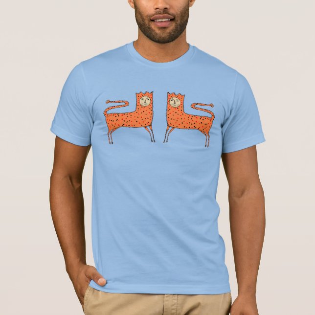 T-shirt Lion primitif anglais du 18e siècle (Devant)