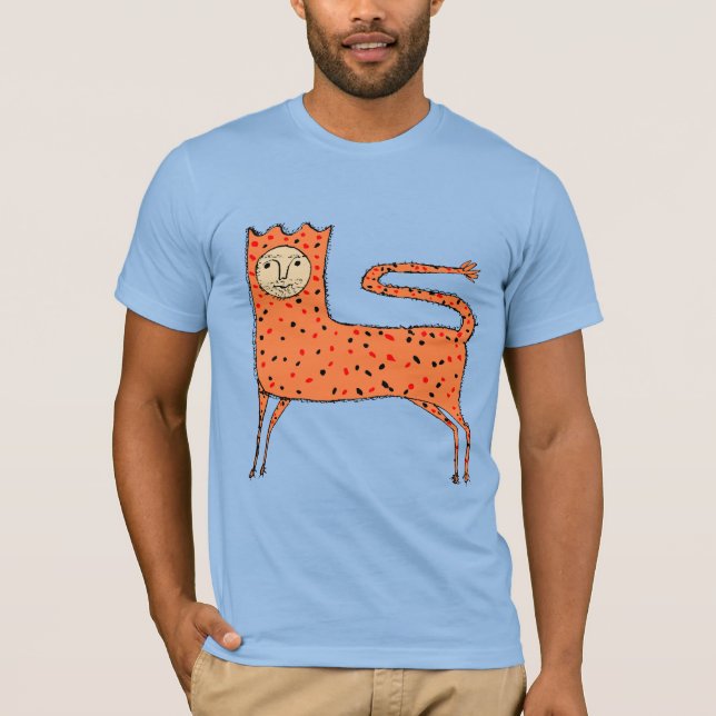T-shirt Lion primitif anglais du 18e siècle (Devant)