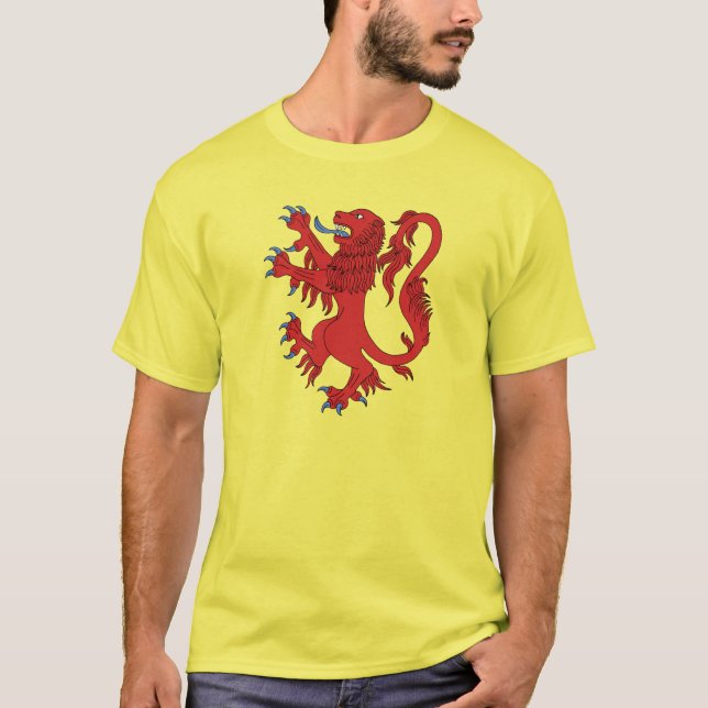T-shirt Lion Rampant Gules (Devant)