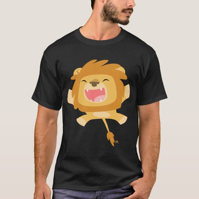 T-shirt Lion rebondissant (Devant)