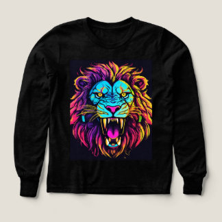 T-Shirt Lion Roaring Kids - Style sauvage et ludiq