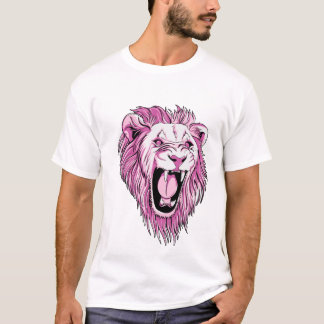T-shirt Lion rose