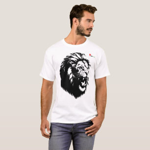 T-shirt Lion Rugissant "Rugissement du Roi"
