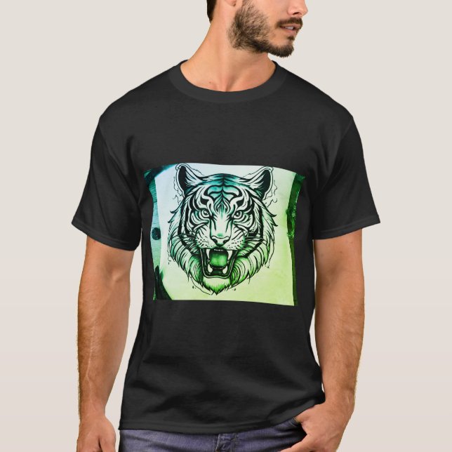 T-shirt "Lion Spirit : Bold & Fearless" "Force sans leashe (Devant)