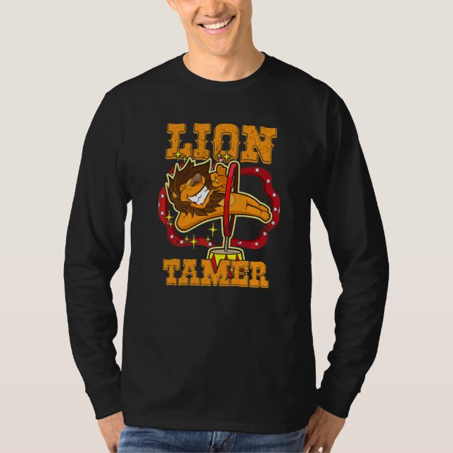 T-shirt Lion Tamer Interprète acrobatique Lion Circus (Devant)
