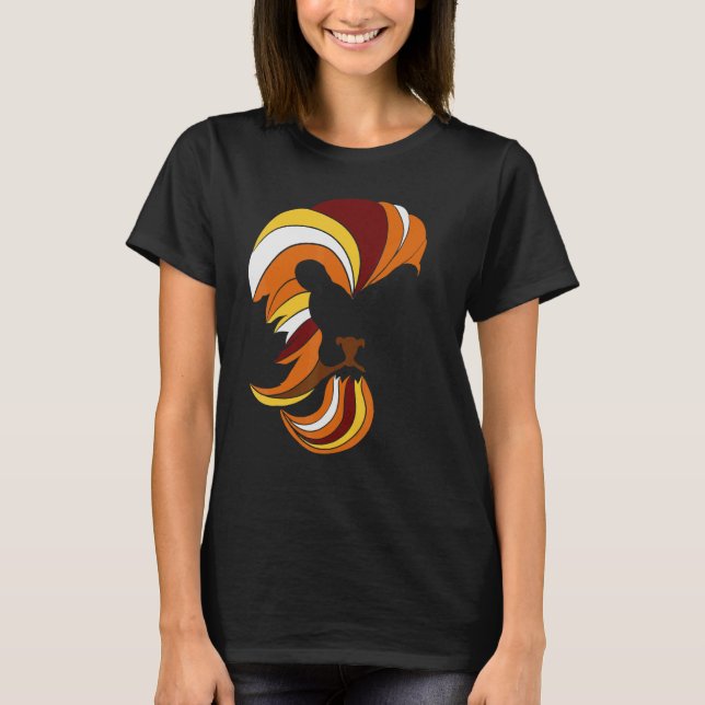 T-shirt Lion Tattoo Jungle Octobre Roi (Devant)