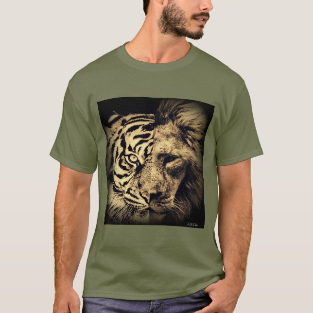 T-shirt Lion Tiger 2in1 (Devant)