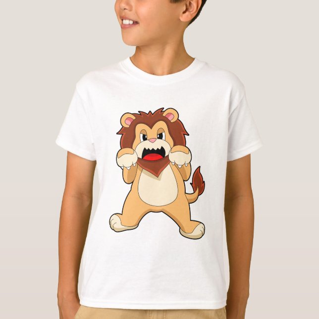 T-shirt Lion torche.PNG (Devant)