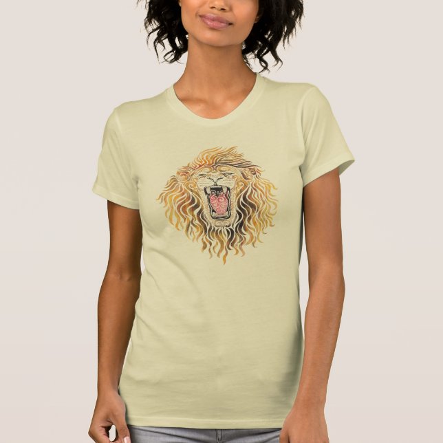 T-shirt Lion tourbillonnant (Devant)