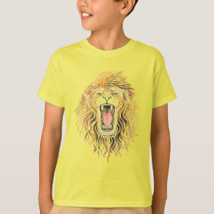 T-shirt Lion tourbillonnant