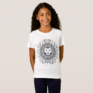 T-Shirt Lion tribal