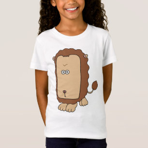 T-Shirt Lion unique avec un grand visage.
