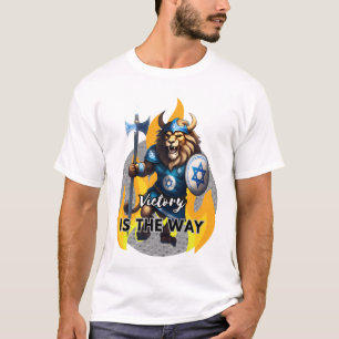 T-shirt Lion viking - Israël