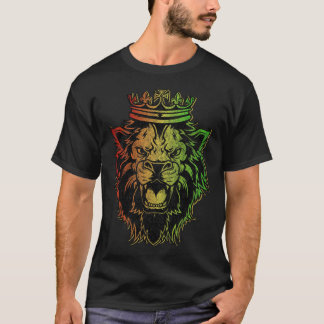 T-shirt Lion vintage de Juda Rastafarian