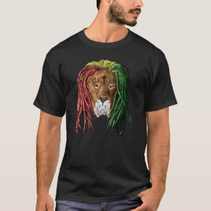 T-shirt Lion vintage Rasta Reggae