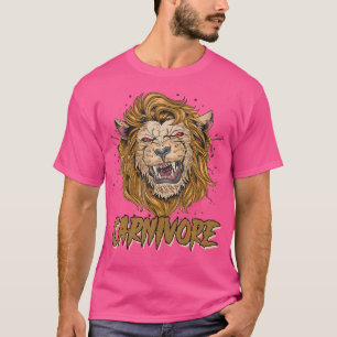 T-shirt Lion Visage Carnivore Diet Asiatique Lion Keto Die