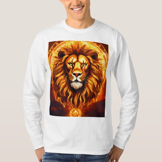 T-shirt Lion Whimsical Dreamscape Tee (Devant)