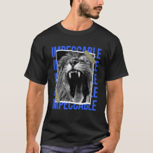 T-shirt Lion Wild Chat animal coloré Roi Jungle Motivati