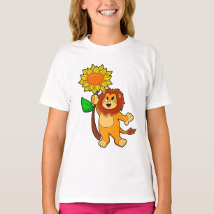 T-shirt Lion with Flower