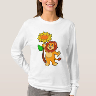 T-shirt Lion with Flower