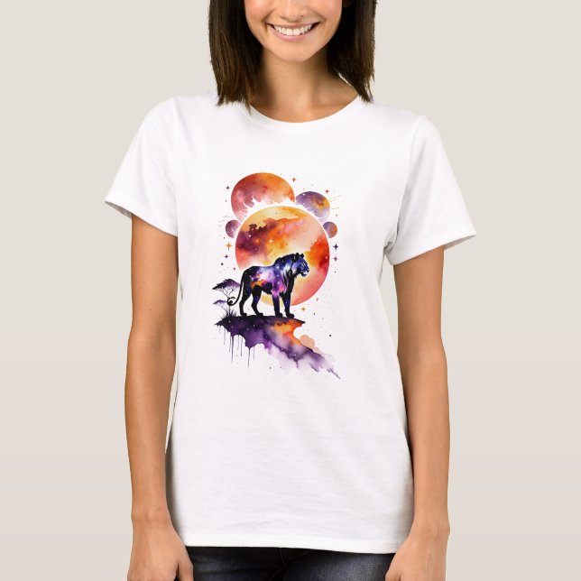 T-shirt Lioness Galaxy (Devant)