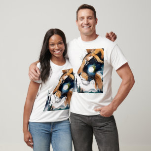 T-shirt Lioness Under the Moonlight