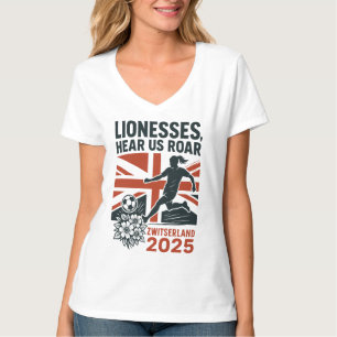 T-shirt Lionnes, Entendez notre rugissement – Équipe fémi