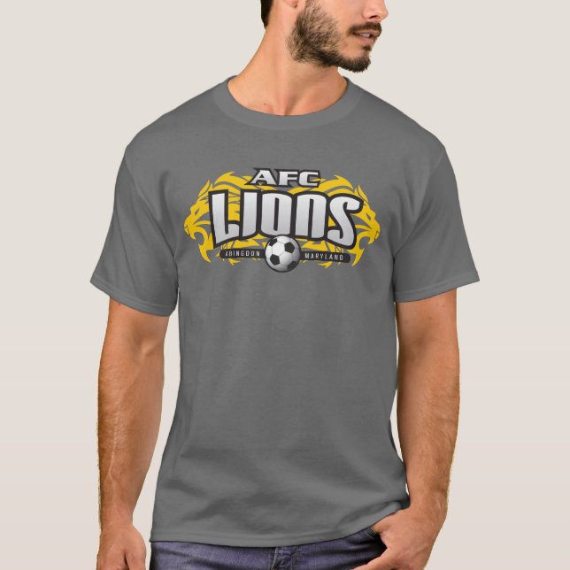 T-shirt Lions de CAF gris-foncé (aucun #) (Devant)