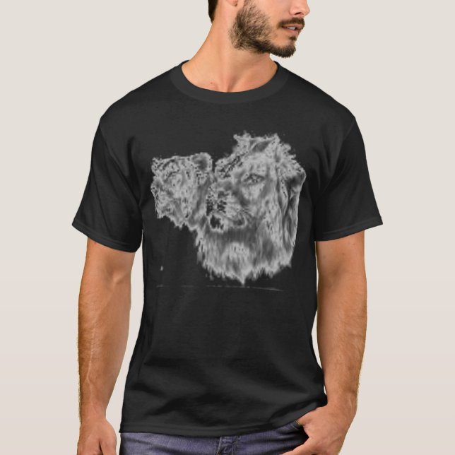 T-SHIRT LIONS DE LA PALESTINE (Devant)