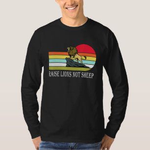 T-shirt Lions Retro Raise Pas Mouton - Patriote Américain