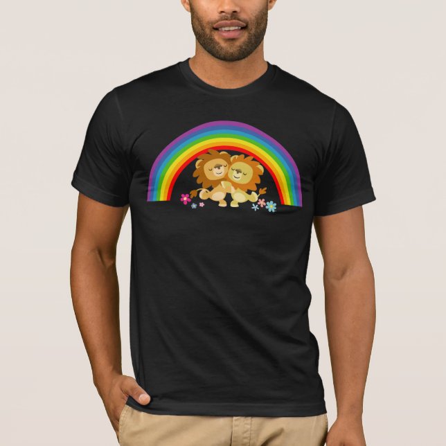 T-shirt Lions Tango-Cute Arc-En-Ciel (Devant)