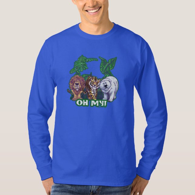 T-shirt Lions Tiger Ours Oh Mon (Devant)