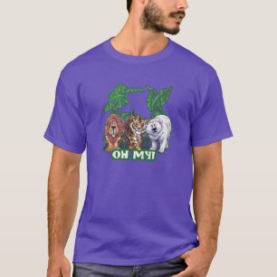 T-shirt Lions Tiger Ours Oh Mon