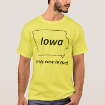 L'Iowa - assez facile à orthographier