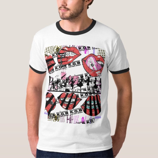 T-shirt Lips KGB (Devant)