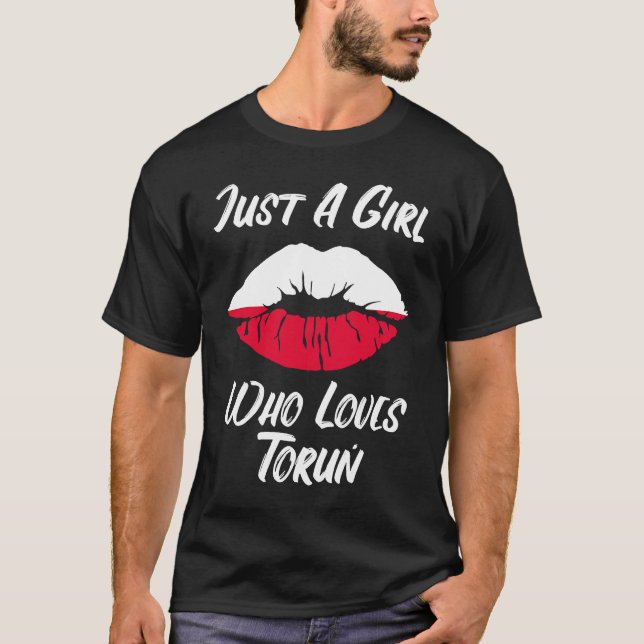T-shirt Lips Mouth Love Polish Flag Thorn (Devant)