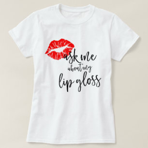 T-shirt LipSense m'interrogent au sujet de mon lustre de