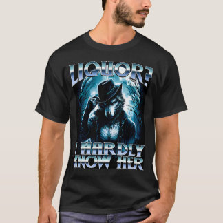 T-shirt Liqueur Je la connais à peine Cringe Papa Alpha Lo