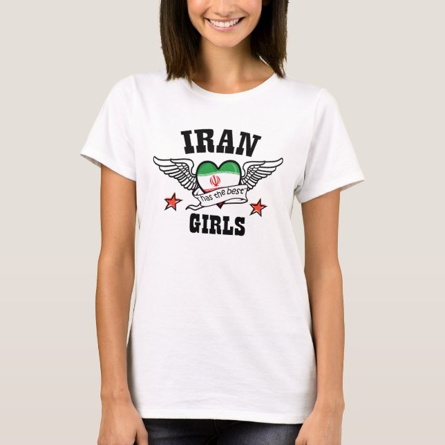 T-shirt L'Iran a les meilleures filles (Devant)